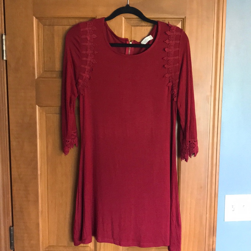 Maroon dress